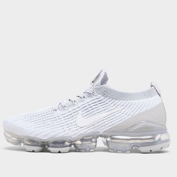 Nike Shoes - Womens nike air vapormax flyknit 3 / white / platinum.